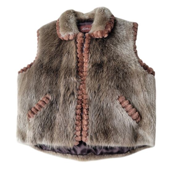 Lucchese Jackets & Blazers - Lucchese Rabbit Fur Vest Size 14